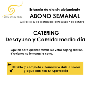 ABONO SEMANAL- Catering Comida medio día